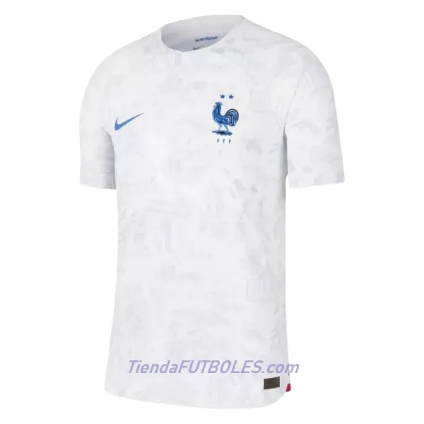 Camiseta Francia Hombre Segunda Mundial 2022