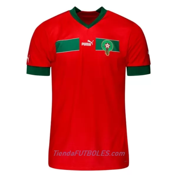 Camiseta Marruecos Hombre Primera Mundial 2022