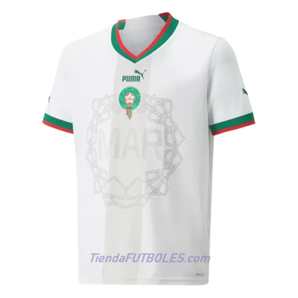 Camiseta Marruecos Hombre Segunda Mundial 2022