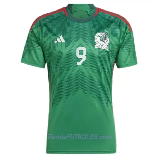 Camiseta México Raul 9 Hombre Primera Mundial 2022