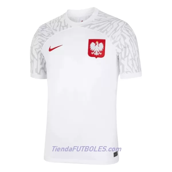 Camiseta Polonia Hombre Primera Mundial 2022