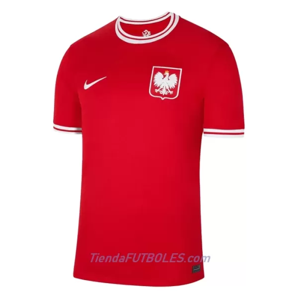 Camiseta Polonia Hombre Segunda Mundial 2022