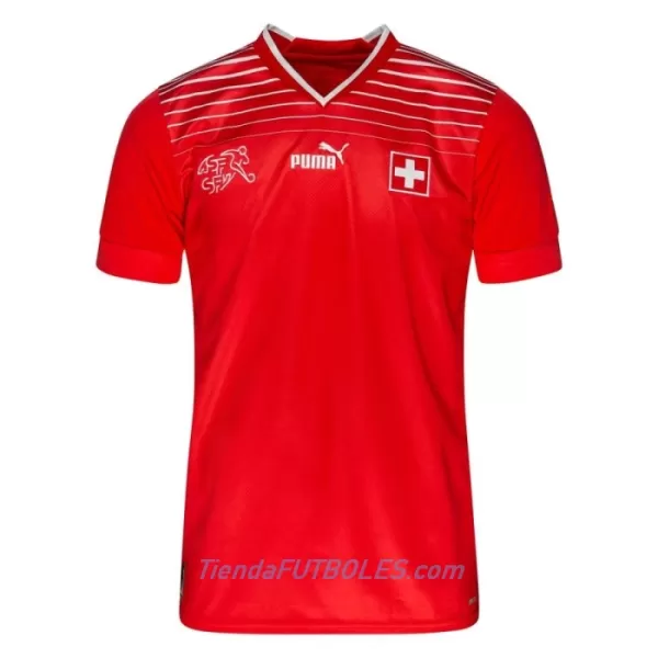 Camiseta Suiza Hombre Primera Mundial 2022