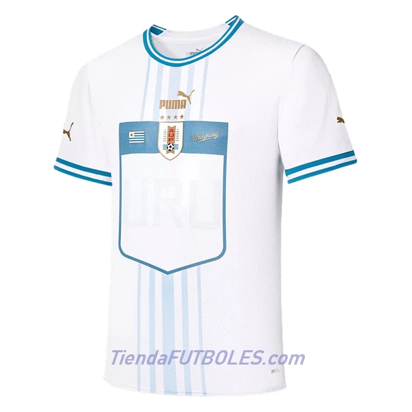 Camiseta Uruguay Hombre Segunda Mundial 2022