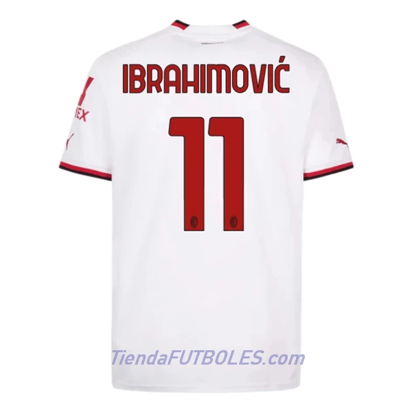 Camiseta AC Milan Ibrahimovic 11 Hombre Segunda 2022/23