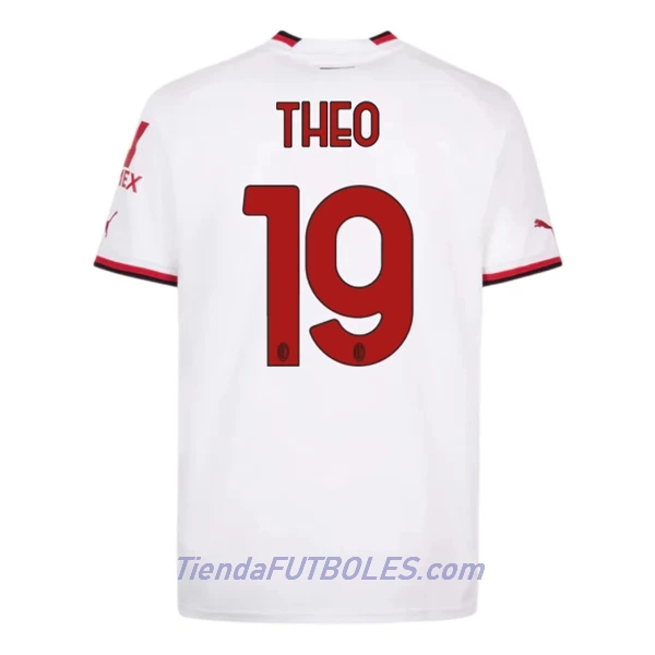 Camiseta AC Milan Theo 19 Hombre Segunda 2022/23