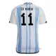 Camiseta Argentina Di Maria 11 Hombre Primera Mundial 2022