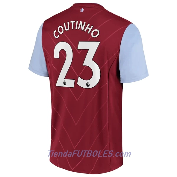 Camiseta Aston Villa Coutinho 23 Hombre Primera 2022/23