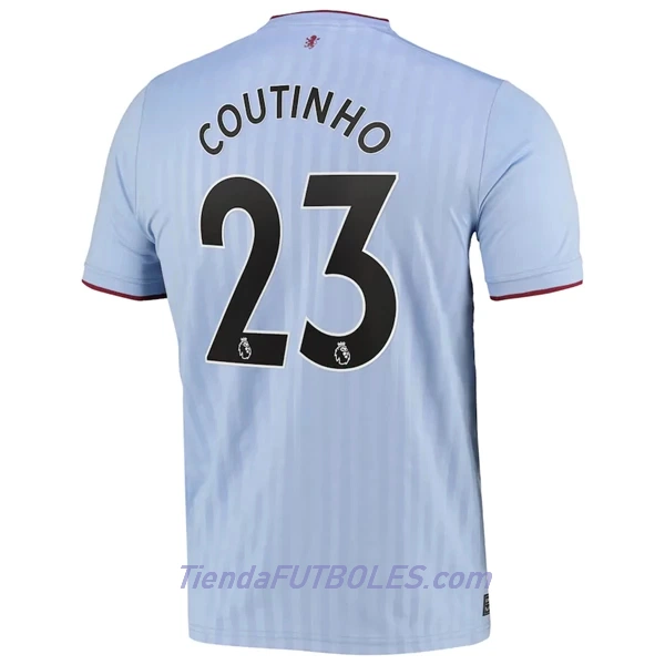 Camiseta Aston Villa Coutinho 23 Hombre Segunda 2022/23