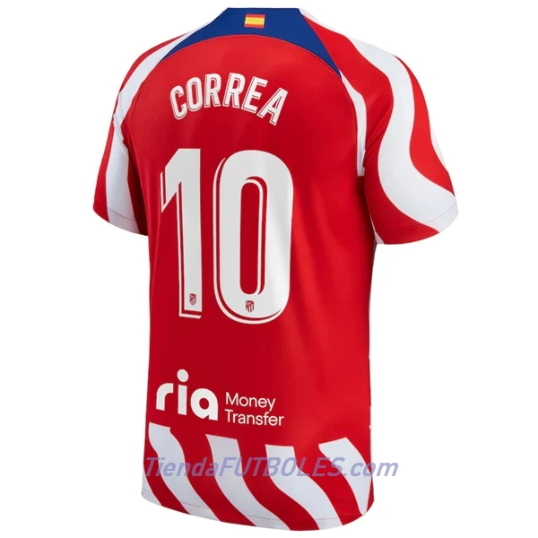 Camiseta Atlético Madrid Correa 10 Hombre Primera 2022/23