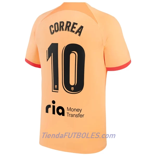 Camiseta Atlético Madrid Correa 10 Hombre Tercera 2022/23