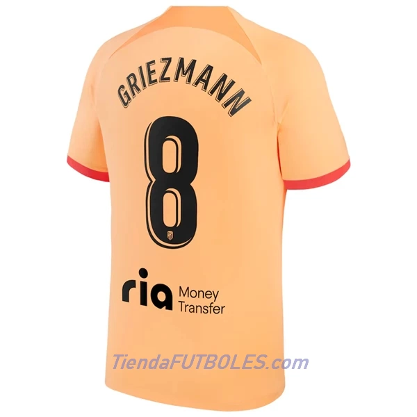 Camiseta Atlético Madrid Griezmann 8 Hombre Tercera 2022/23