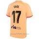 Camiseta Atlético Madrid Saul 17 Hombre Tercera 2022/23