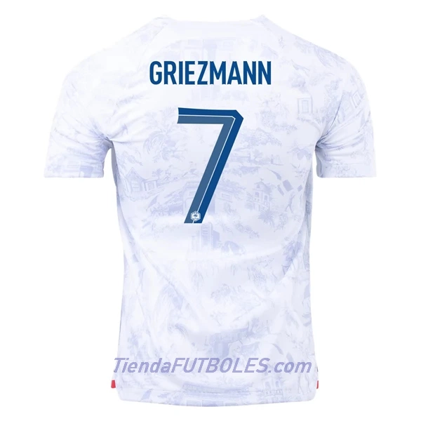 Camiseta Francia Griezmann 7 Hombre Segunda Mundial 2022