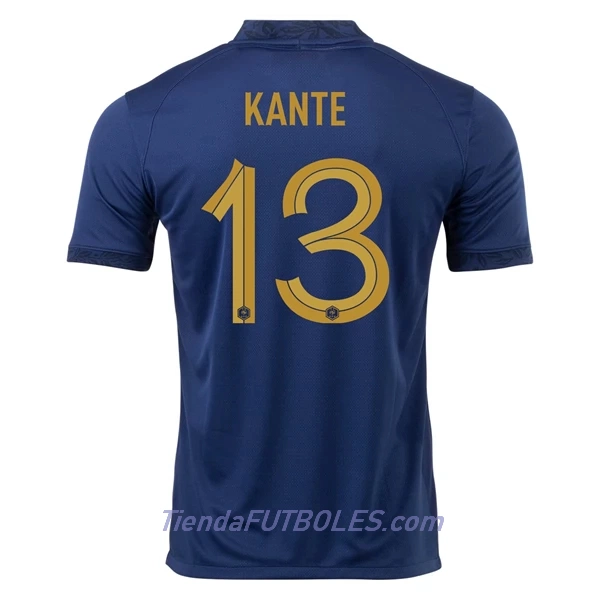 Camiseta Francia Kante 13 Hombre Primera Mundial 2022