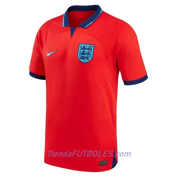 Camiseta Inglaterra Kane 9 Hombre Segunda Mundial 2022