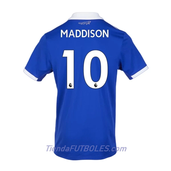 Camiseta Leicester City Maddison 10 Hombre Primera 2022/23