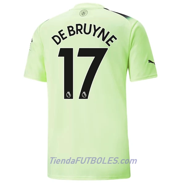 Camiseta Manchester City De Bruyne 17 Hombre Tercera 2022/23