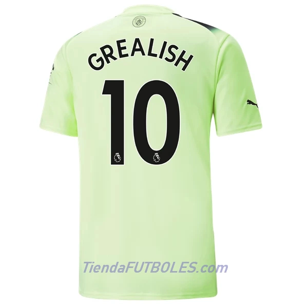 Camiseta Manchester City Grealish 10 Hombre Tercera 2022/23