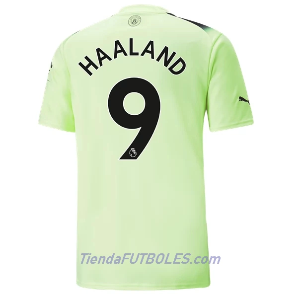 Camiseta Manchester City Haaland 9 Hombre Tercera 2022/23