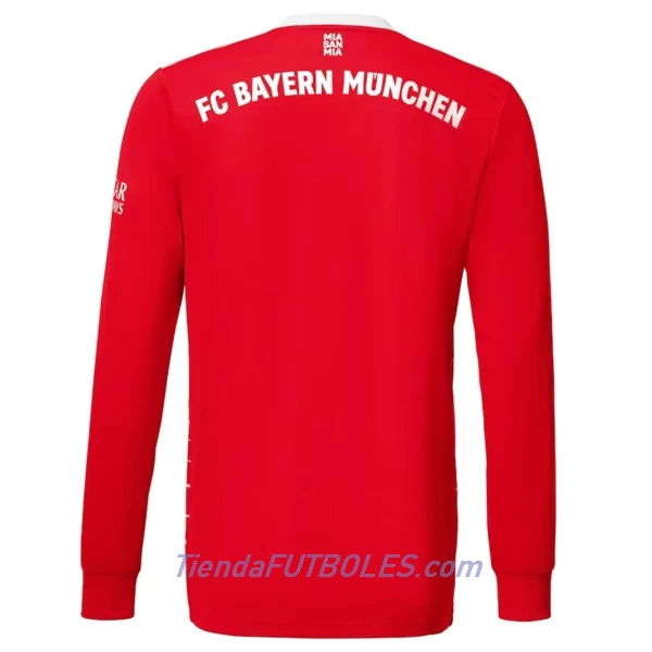 Camiseta Manga Larga FC Bayern de Múnich Hombre Primera 2022/23