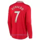 Camiseta Manga Larga Manchester United Ronaldo 7 Hombre Primera 2022/23