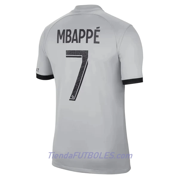 Camiseta Paris Saint-Germain Mbappé 7 Hombre Segunda 2022/23