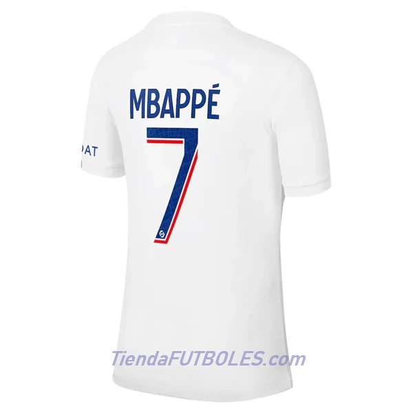 Camiseta Paris Saint-Germain Mbappé 7 Hombre Tercera 2022/23