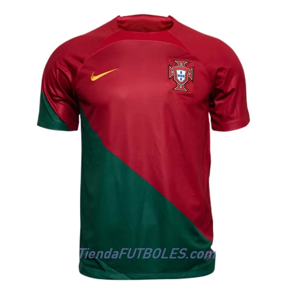 Camiseta Portugal Bruno Fernandes 8 Hombre Primera Mundial 2022