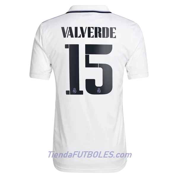 Camiseta Real Madrid Valverde 15 Hombre Primera 2022/23