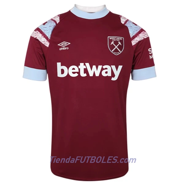 Camiseta West Ham United Hombre Primera 2022/23
