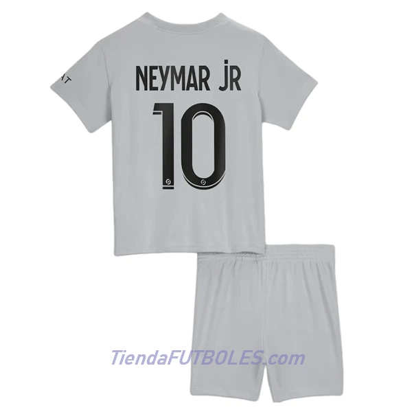 Conjunto Paris Saint-Germain Neymar Jr 10 Niño Segunda 2022/23