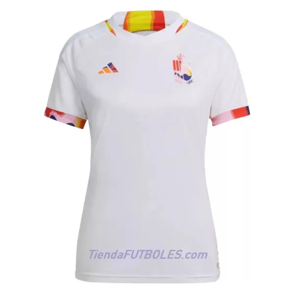 Camiseta Bélgica Mujer Segunda Mundial 2022