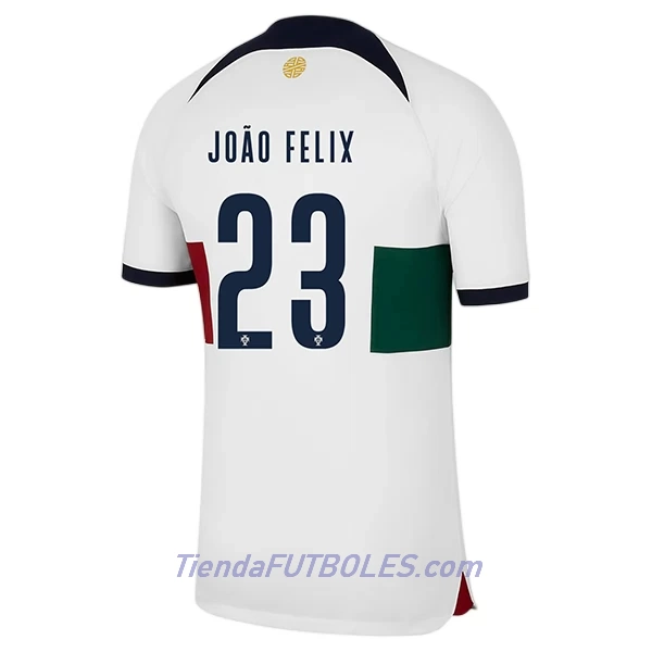 Camiseta Portugal João Félix 23 Hombre Segunda Mundial 2022