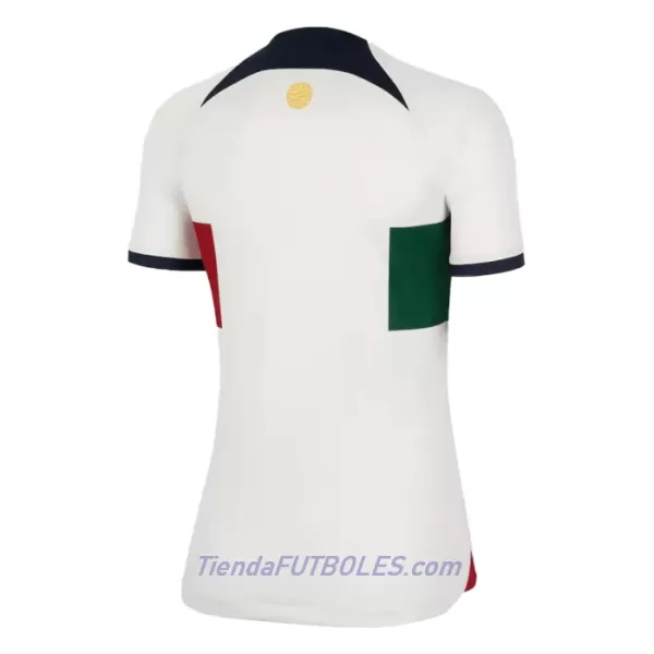 Camiseta Portugal Mujer Segunda Mundial 2022