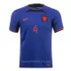 Camiseta Virgil 4 Países Bajos Hombre Segunda Mundial 2022