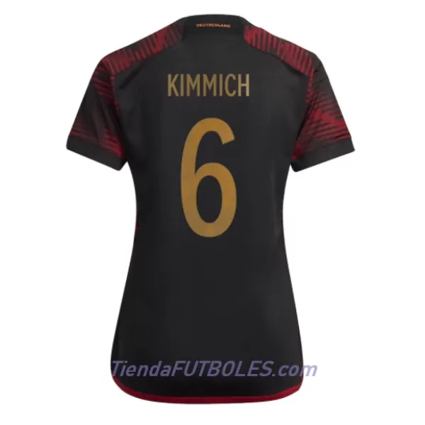 Camiseta Alemania Joshua Kimmich 6 Mujer Segunda Mundial 2022