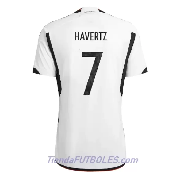 Camiseta Alemania Kai Havertz 7 Hombre Primera Mundial 2022