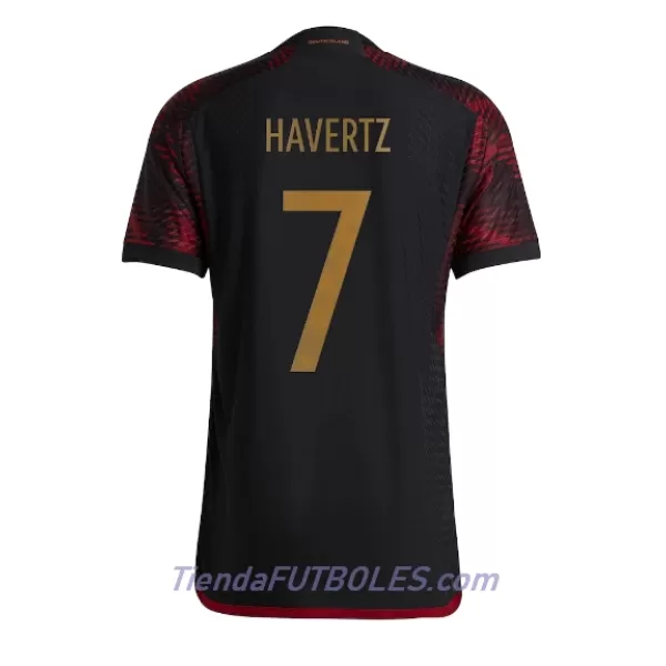 Camiseta Alemania Kai Havertz 7 Hombre Segunda Mundial 2022