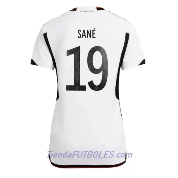 Camiseta Alemania Leroy Sané 19 Mujer Primera Mundial 2022