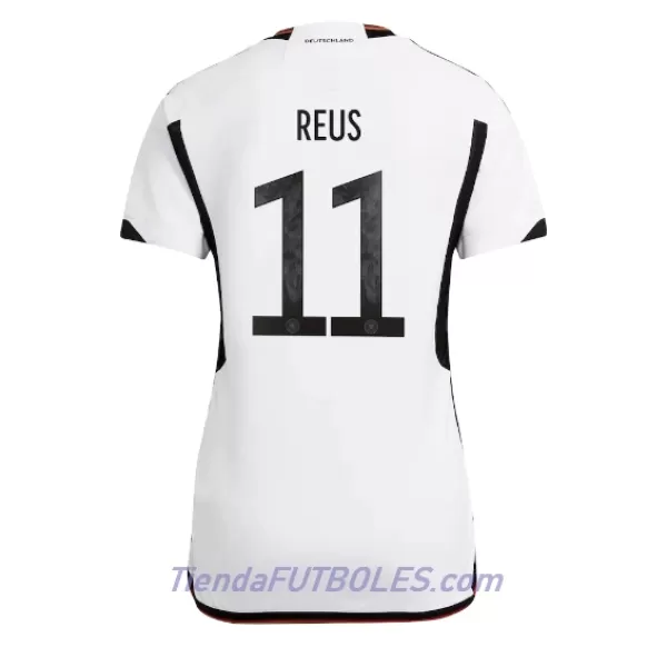 Camiseta Alemania Marco Reus 11 Mujer Primera Mundial 2022