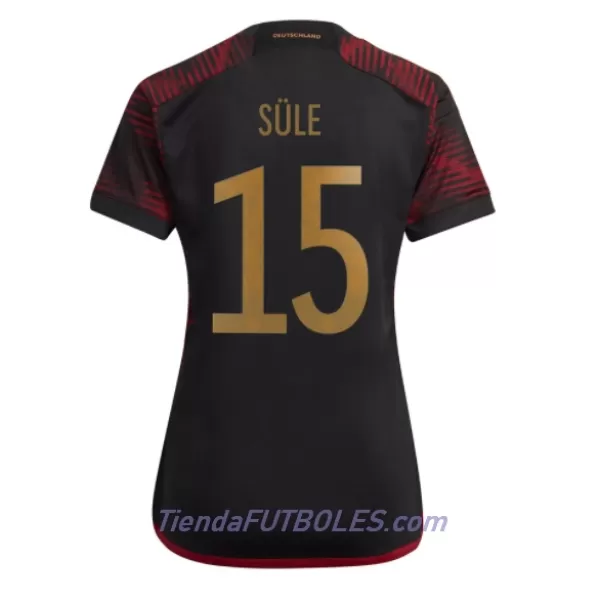 Camiseta Alemania Niklas Sule 15 Mujer Segunda Mundial 2022