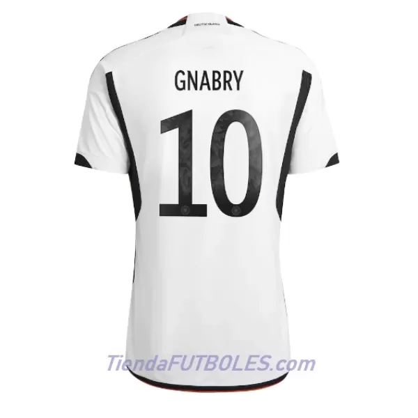 Camiseta Alemania Serge Gnabry 10 Hombre Primera Mundial 2022