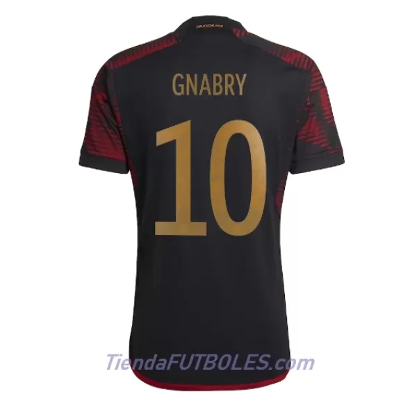 Camiseta Alemania Serge Gnabry 10 Hombre Segunda Mundial 2022