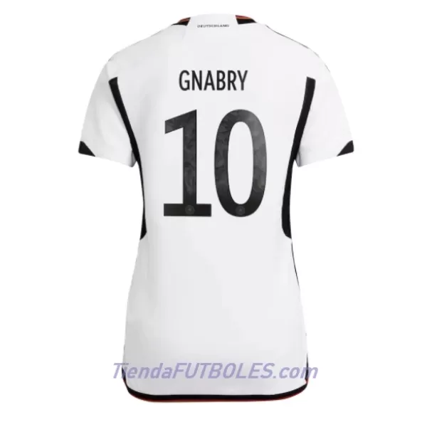 Camiseta Alemania Serge Gnabry 10 Mujer Primera Mundial 2022