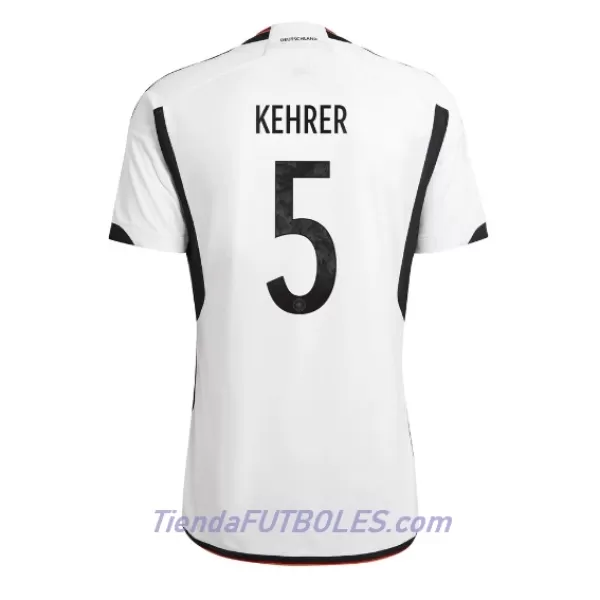 Camiseta Alemania Thilo Kehrer 5 Hombre Primera Mundial 2022