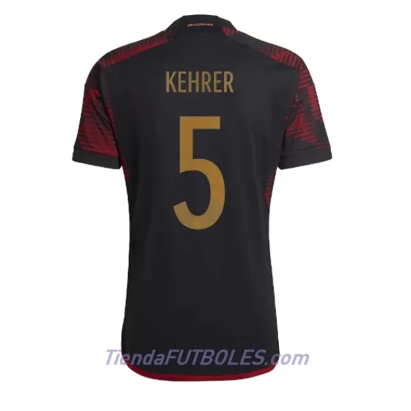 Camiseta Alemania Thilo Kehrer 5 Hombre Segunda Mundial 2022
