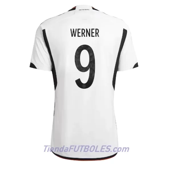 Camiseta Alemania Timo Werner 9 Hombre Primera Mundial 2022