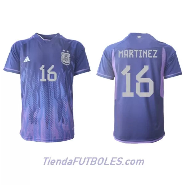 Camiseta Argentina Lisandro Martinez 16 Hombre Segunda Mundial 2022