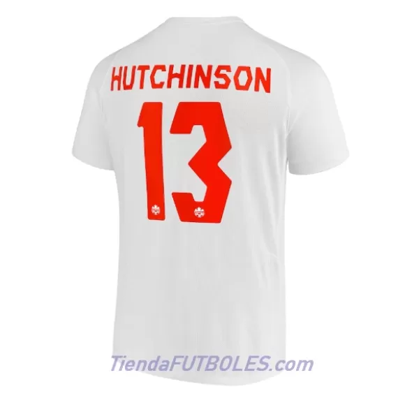 Camiseta Canada Atiba Hutchinson 13 Hombre Segunda Mundial 2022